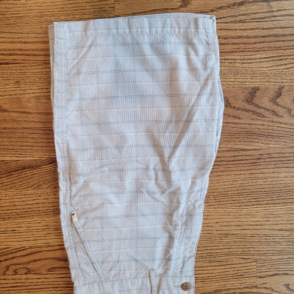 Quicksilver Plaid Shorts Men’s Size 33 Blue White - Picture 6 of 8